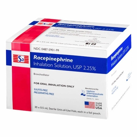 Nephron Bronchodilator 2.25% Inhalation Solution 0.5 mL, 30PK 00487590199